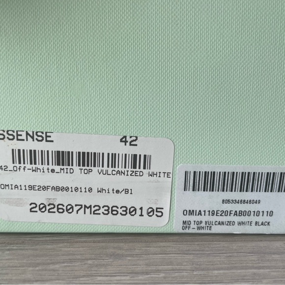 Off-White Mid-Top Vulcanized - Picture 7 of 7